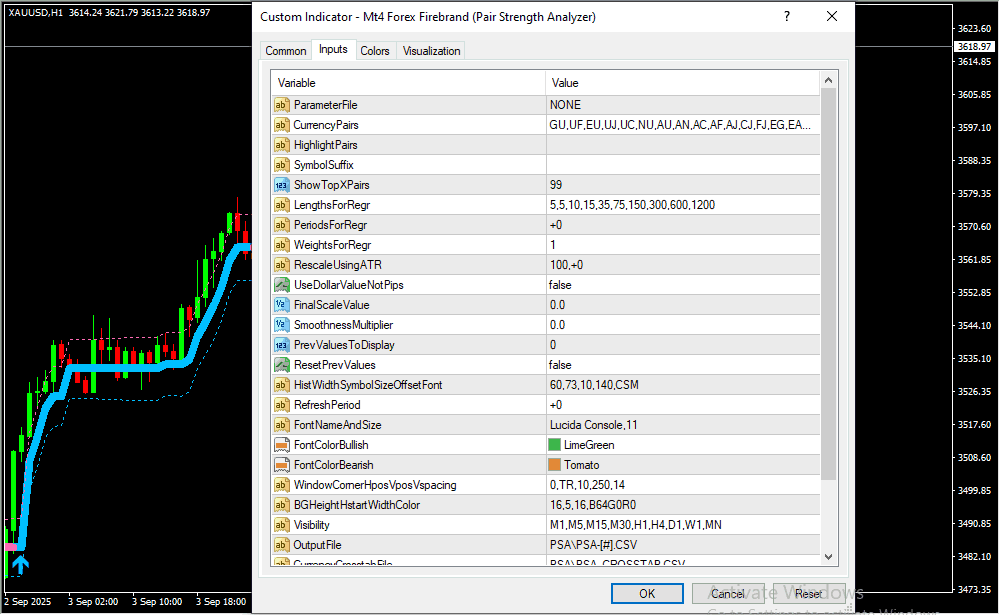 Mt4 Forex Firebrand Inputs