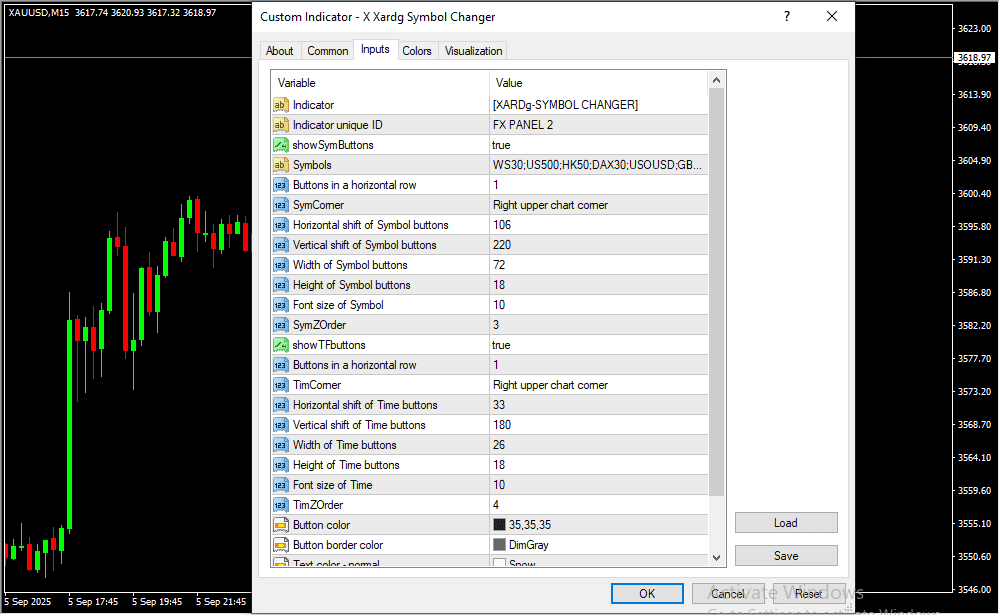 X Xardg Symbol Changer Inputs